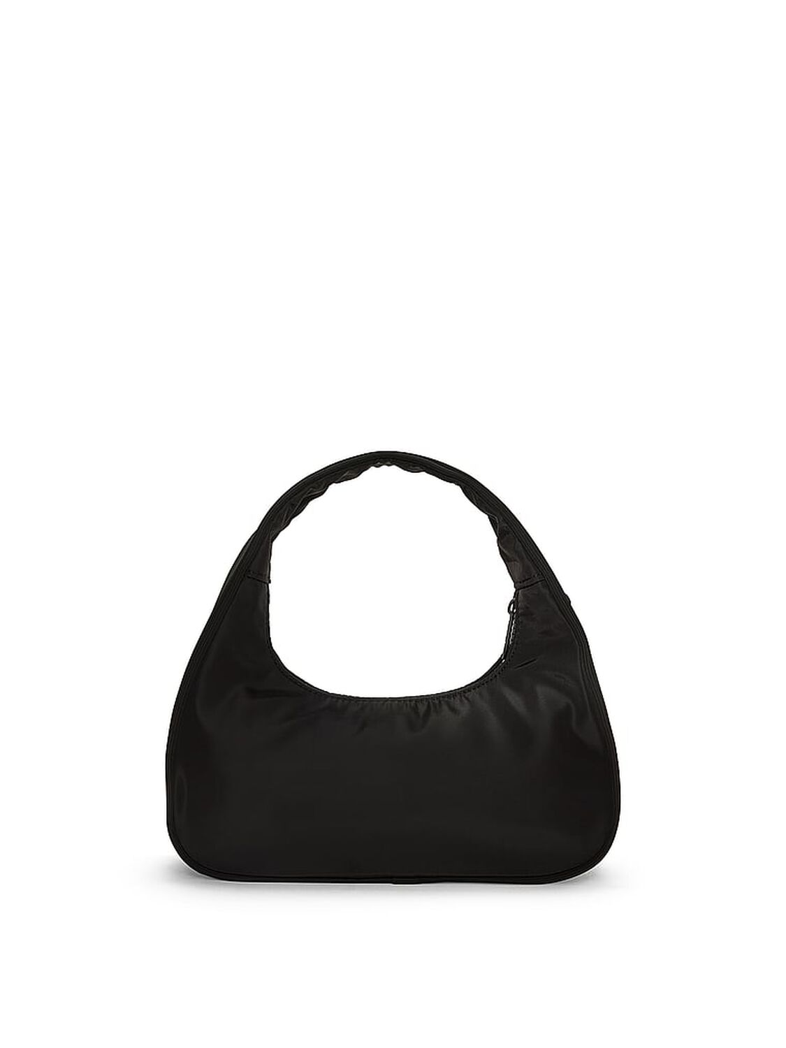 vs Pink Nylon Mini Hobo Bag Black 2 of 4 