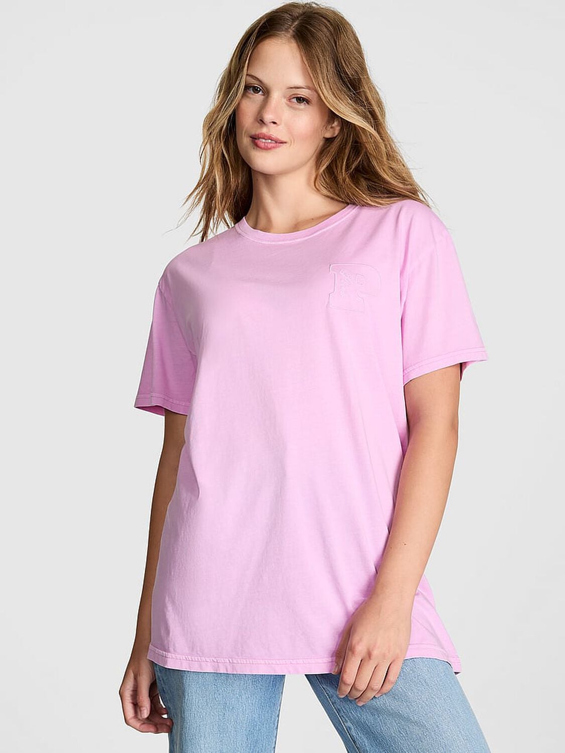 vs Pink Campus Cotton Tee 1 of 3 