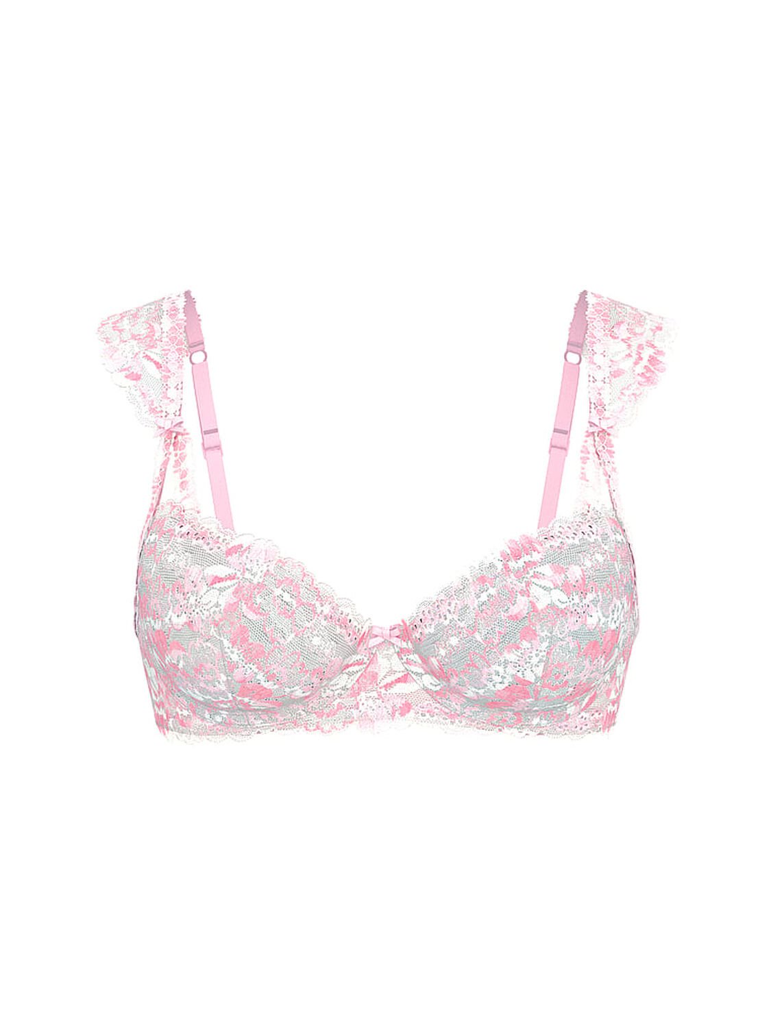 vs Pink Wink Lightly Lined Balconette Bra Petal Pink 3 of 3 