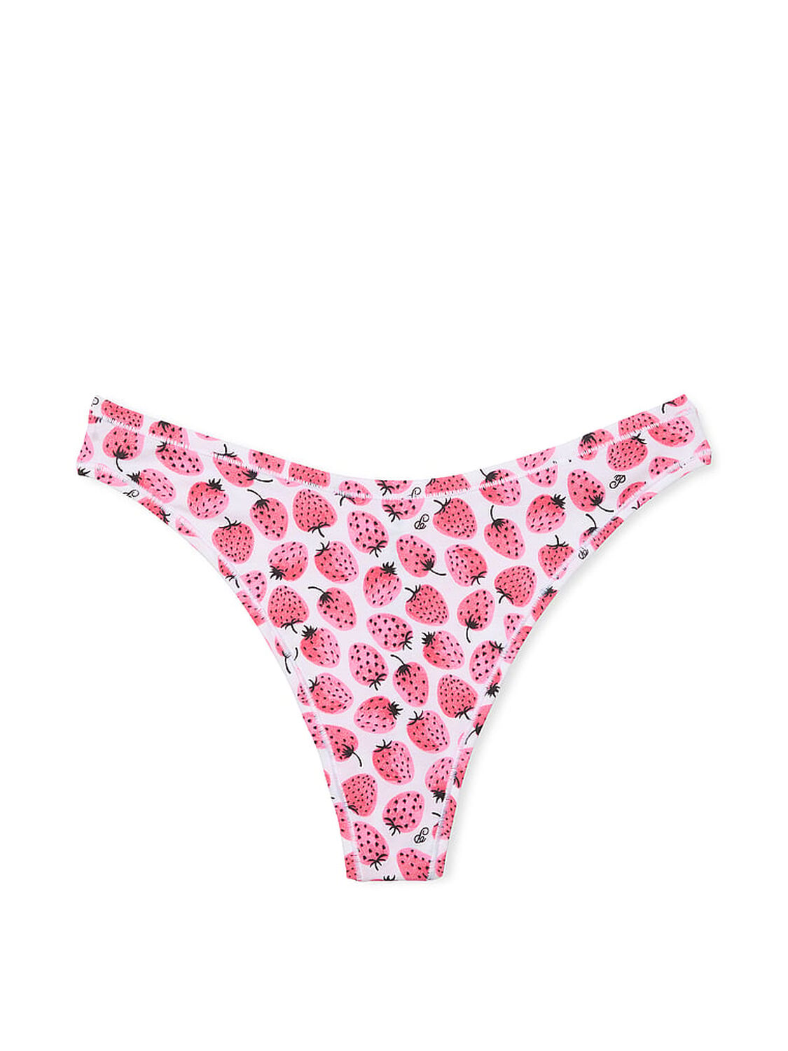 vs Pink Cotton High-Leg Thong Panty 3 of 3 