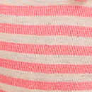 Cotton Lace-Trim Thong Panty, Heather Frosted Coral Stripe Print, swatch