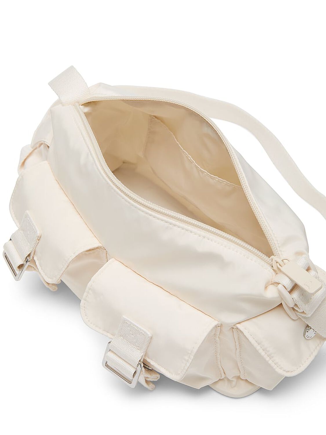 vs Pink Nylon Cargo Shoulder Bag White Shell 3 of 3 