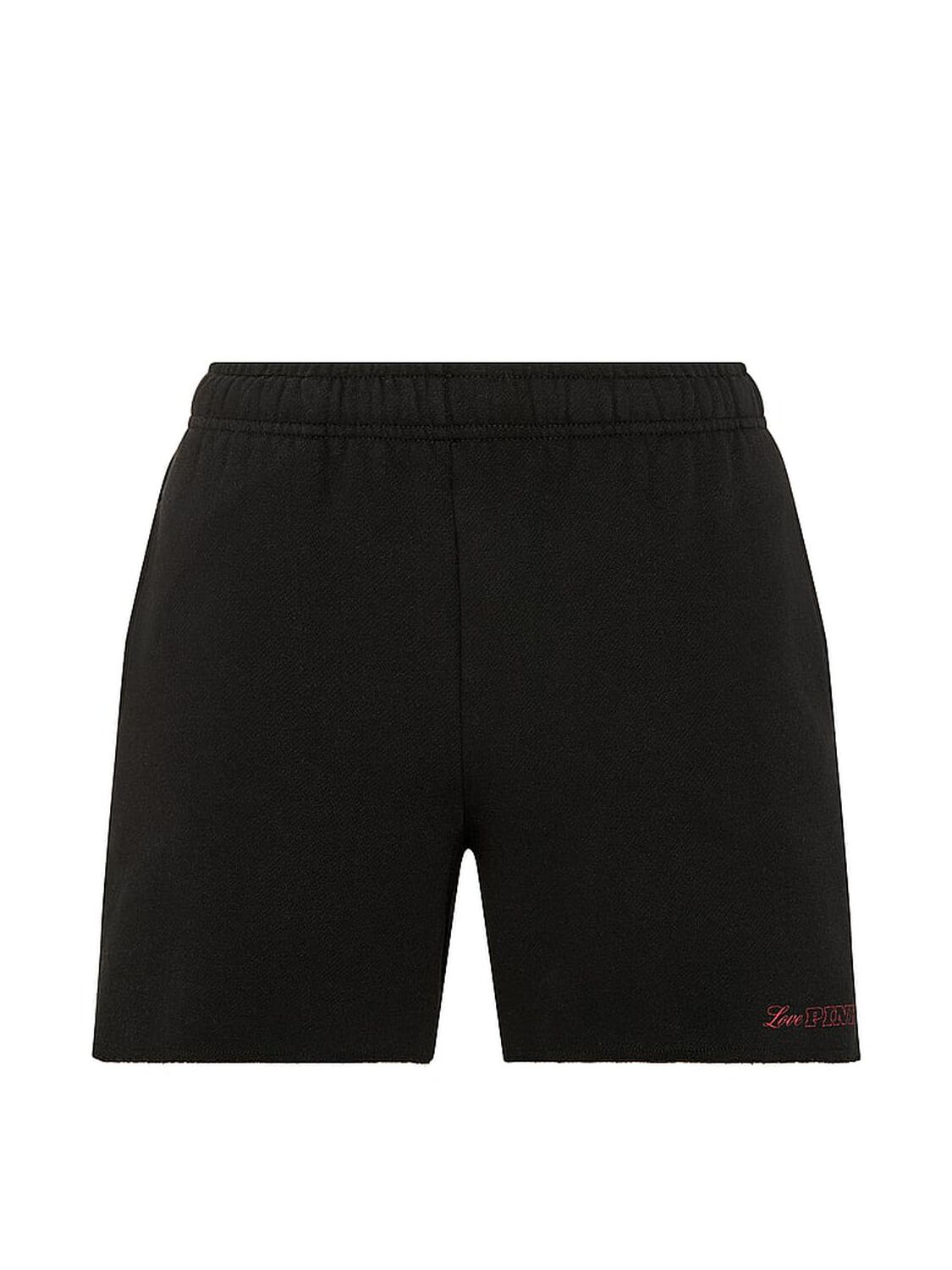 vs Pink Campus Fleece&trade; Shorts Pure Black 3 of 4 