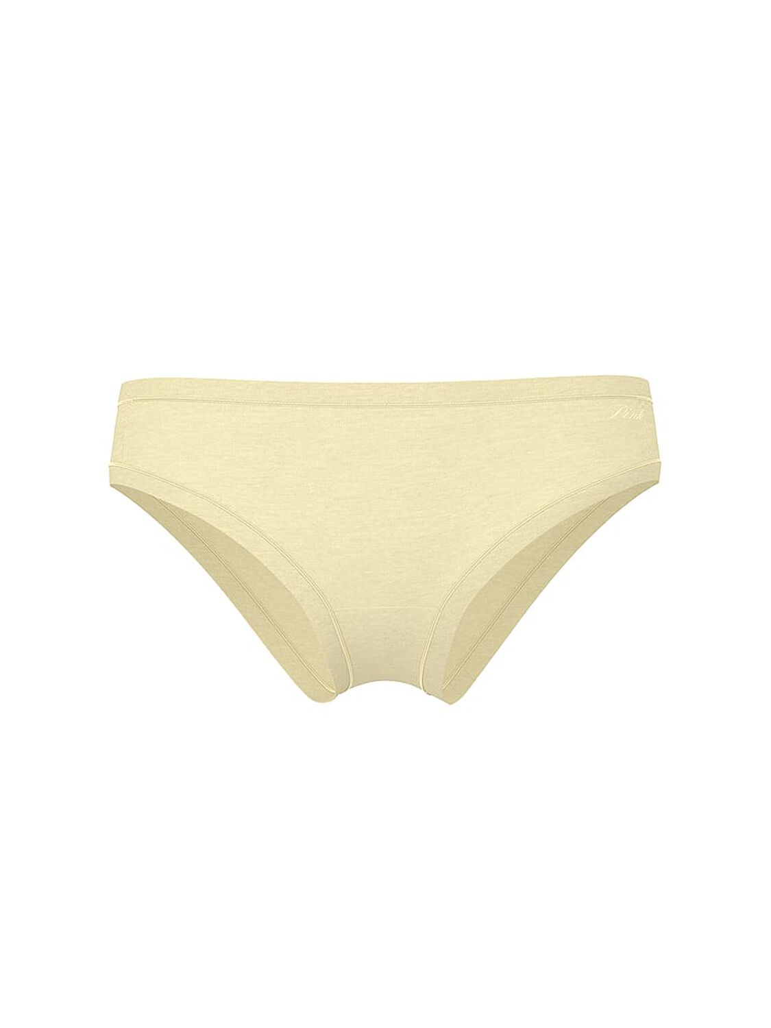 vs Pink Cotton Cheeky Panty Palest Yellow 3 of 3 