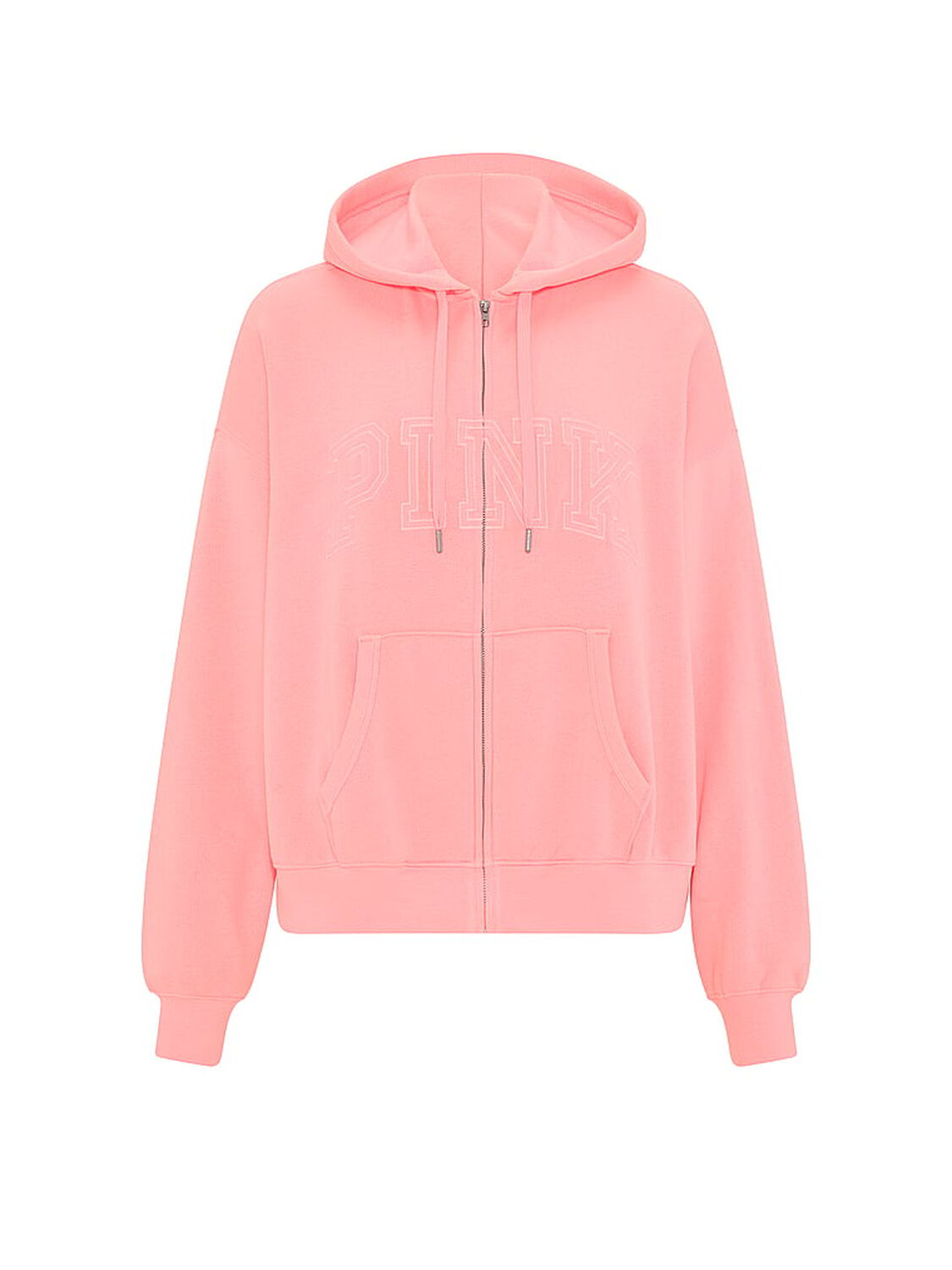 vs Pink Campus Fleece&trade; Full-Zip Hoodie Pink Sky 3 of 3 