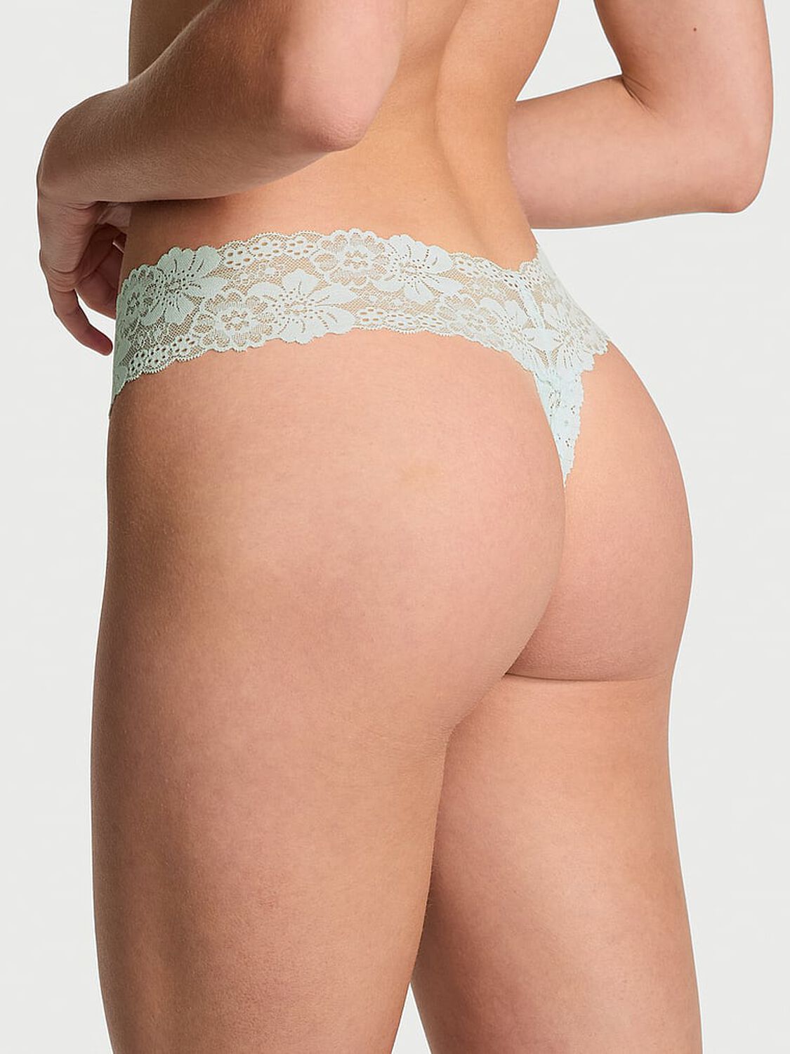 vs Pink Wink Lace Thong Panty Bliss 2 of 2 
