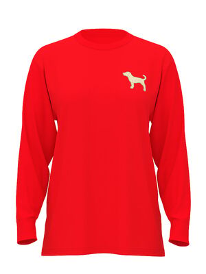 Campus Cotton Long-Sleeve Tee