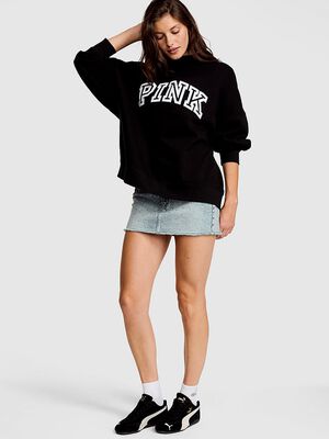 Campus Fleece&trade; Oversized Mock-Neck Sweatshirt