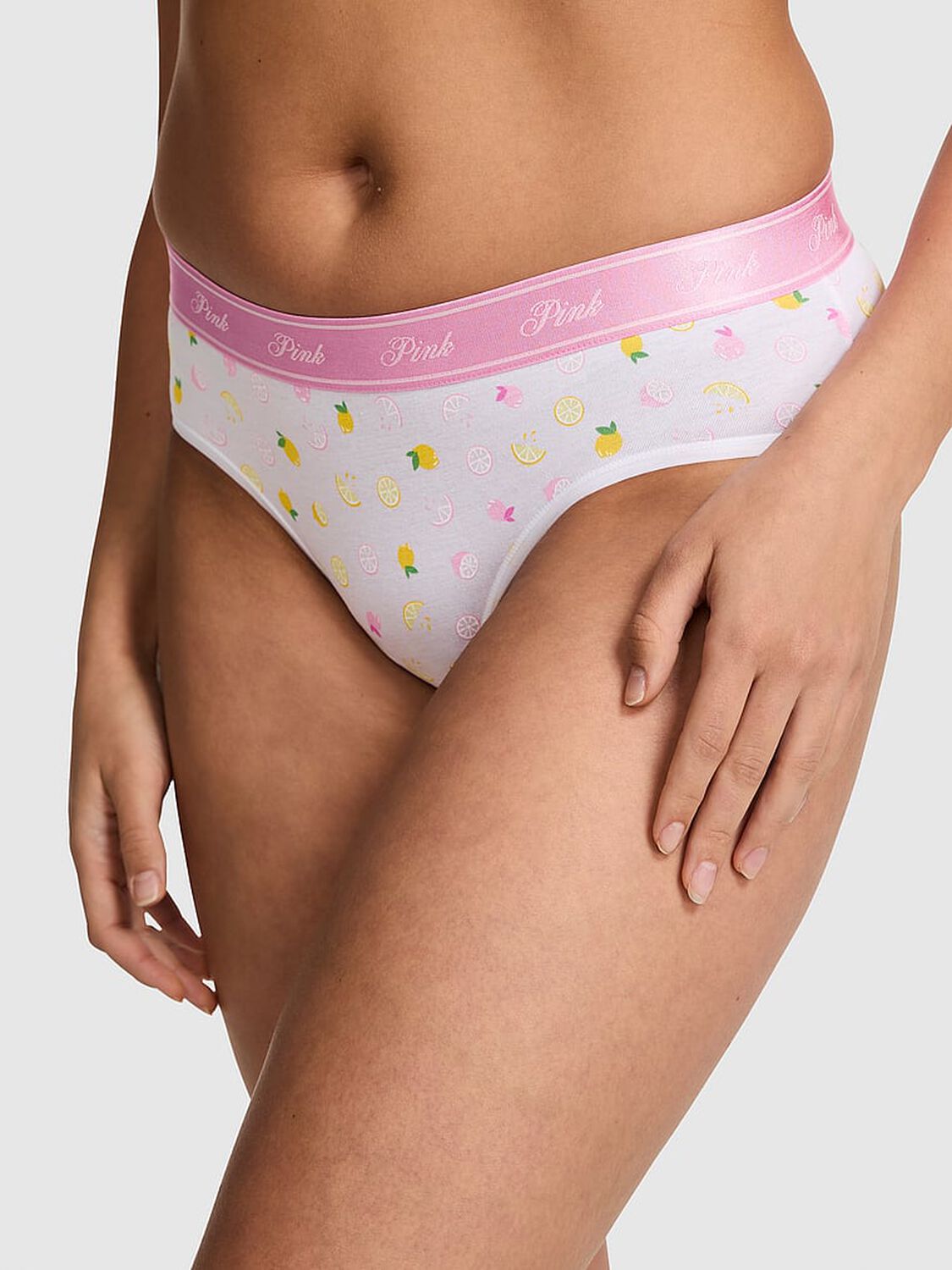 vs Pink Logo Cotton Hiphugger Panty 1 of 3 