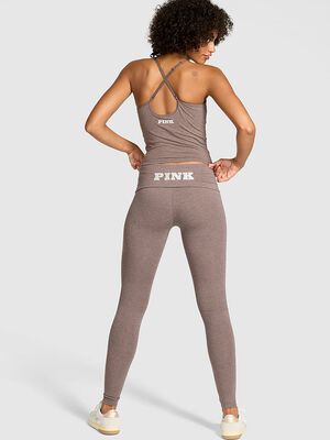 All-Day Cotton Foldover Leggings