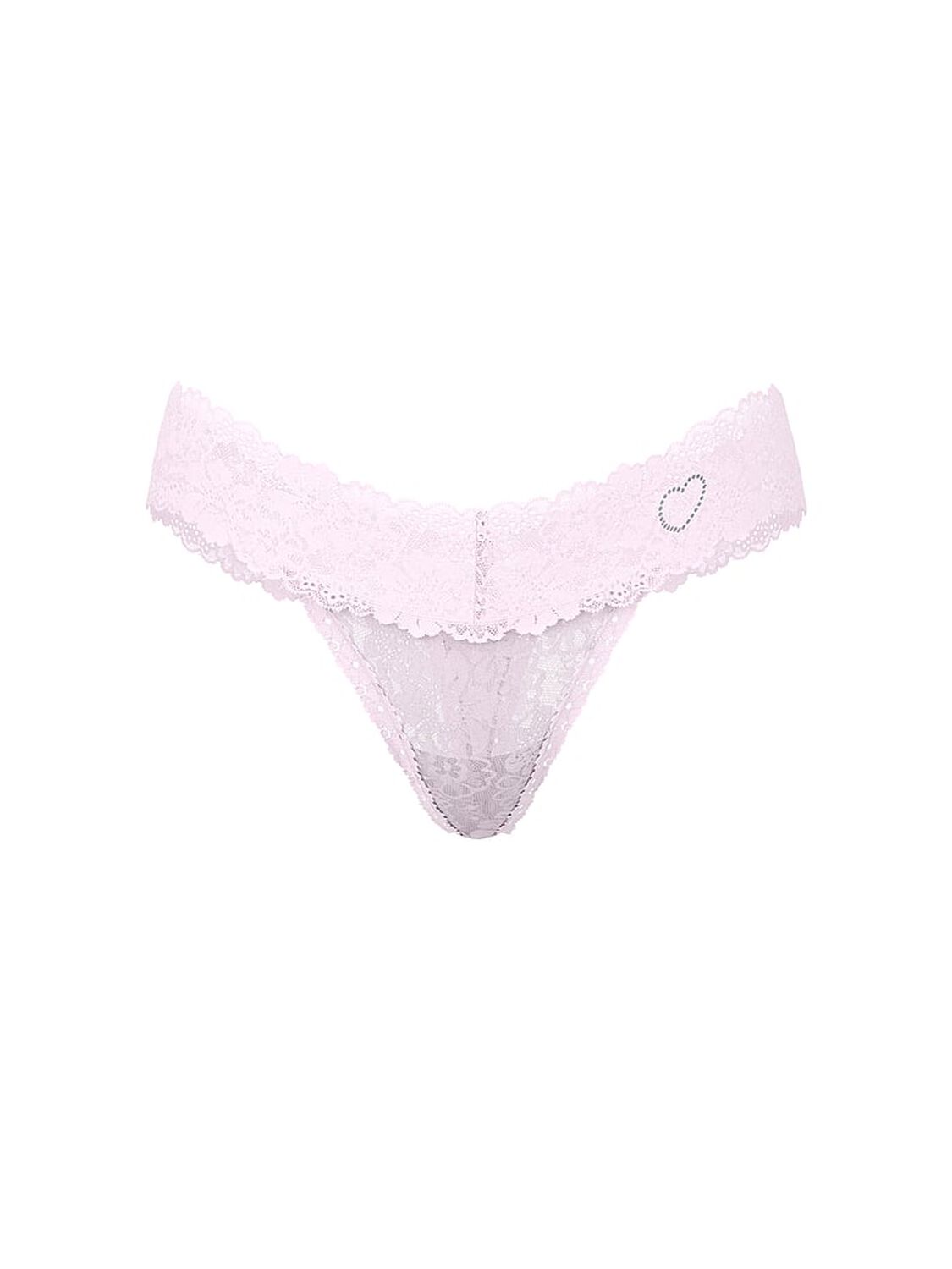 vs Pink Wink Lace Thong Panty Pink Tulip 3 of 4 