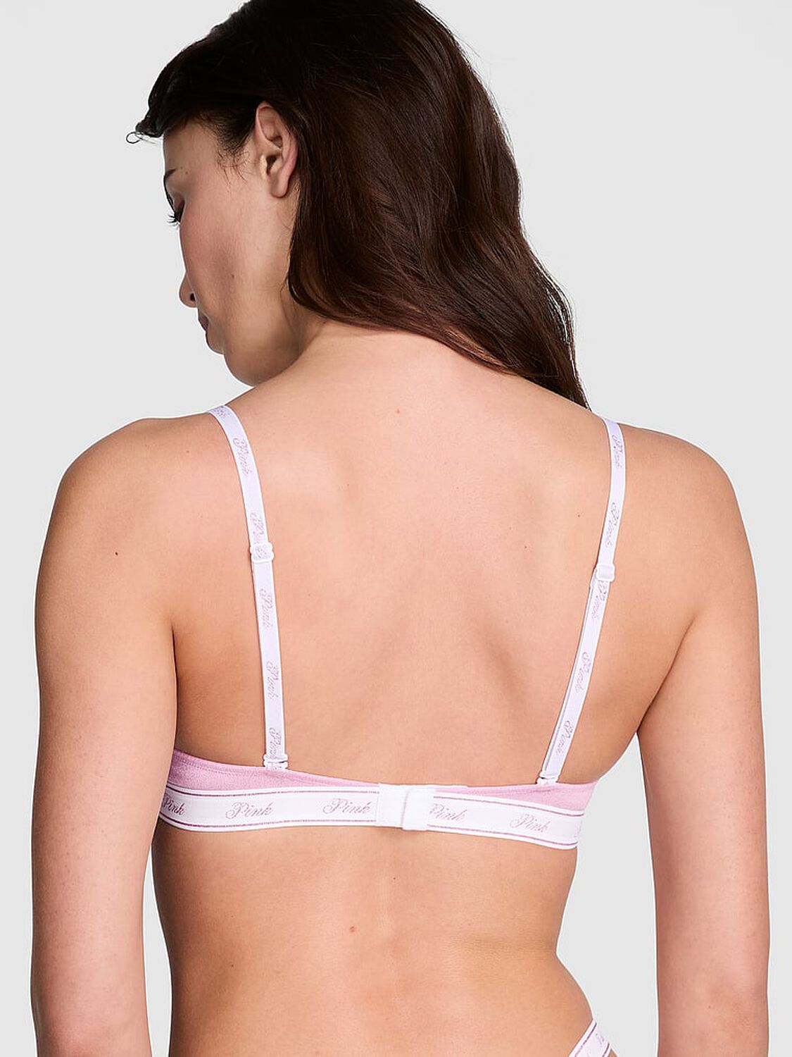 vs Pink Wear Everywhere Wear Everywhere Push-Up Wireless Bra Petal Pink 2 of 4 
