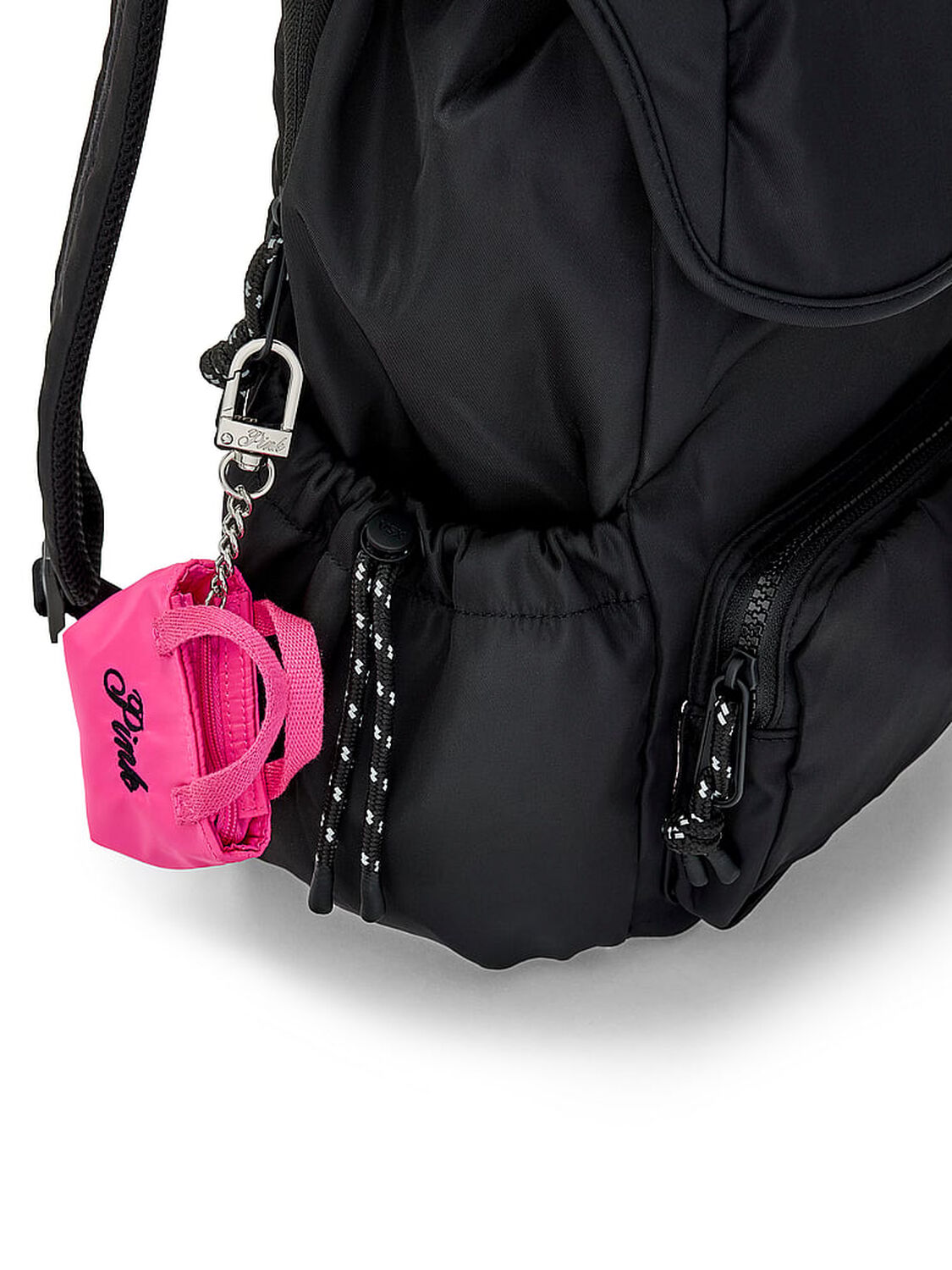 vs Pink Mini Tote Keychain Charm Pink Twirl Love Pink 2 of 2 