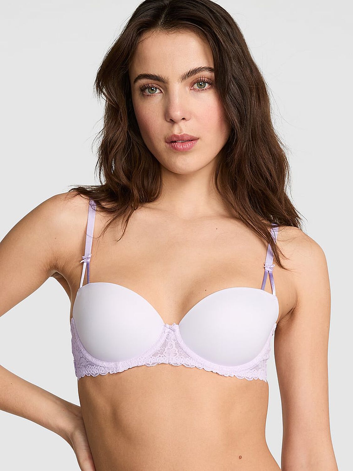 vs Pink Wink Push-Up Balconette Bra Purple Whisper 4 of 4 