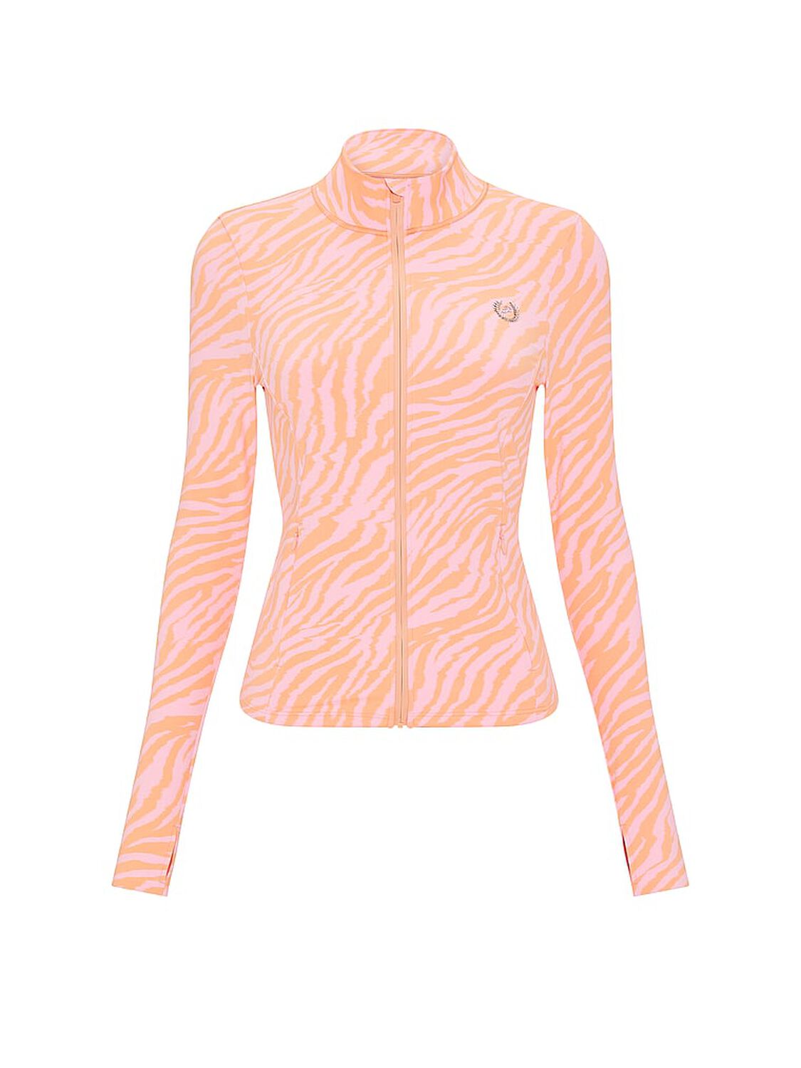 pink Pink PINK Relay&trade; Full-Zip Jacket Zebra 3 of 4 
