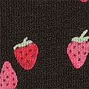 Logo Cotton Shine High-Leg Thong Panty, Black Strawberry Print, swatch