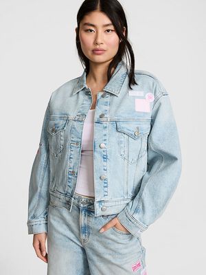 Denim by PINK Boyfriend Trucker Jacket