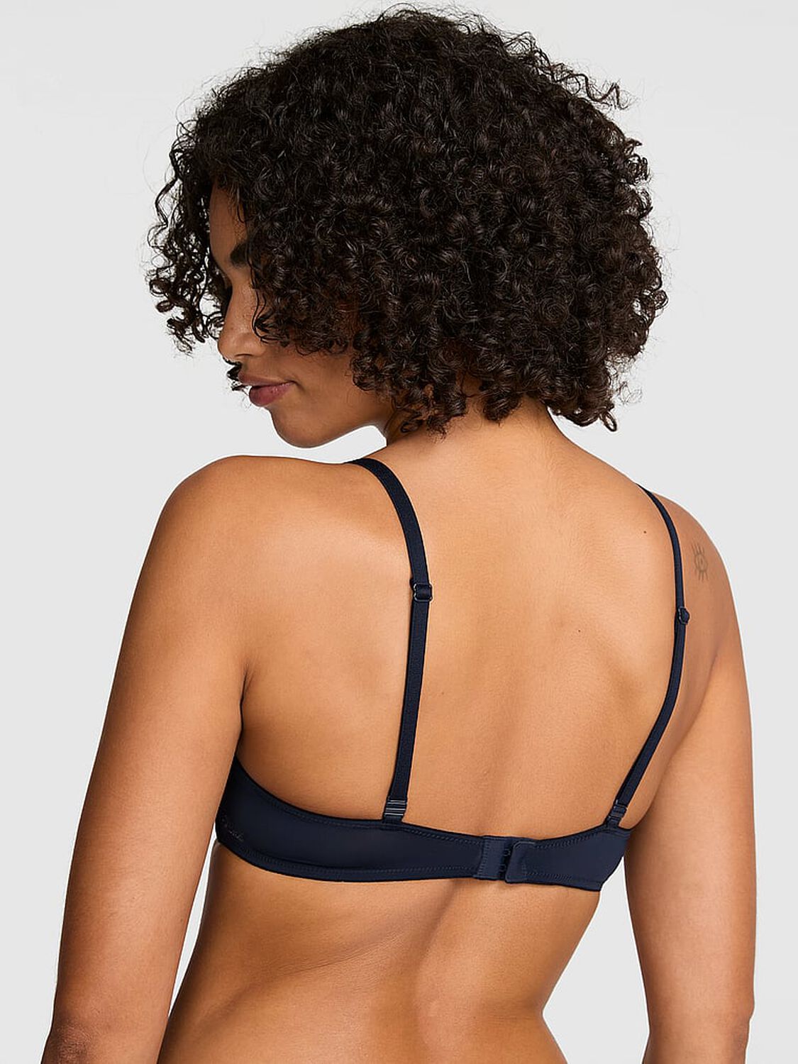 vs Pink Wear Everywhere Wear Everywhere&trade; Lightly Lined Wireless Bra Noir Navy 2 of 2 
