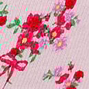 Cotton Bikini Panty, Pink Tulip Floral Bow, swatch