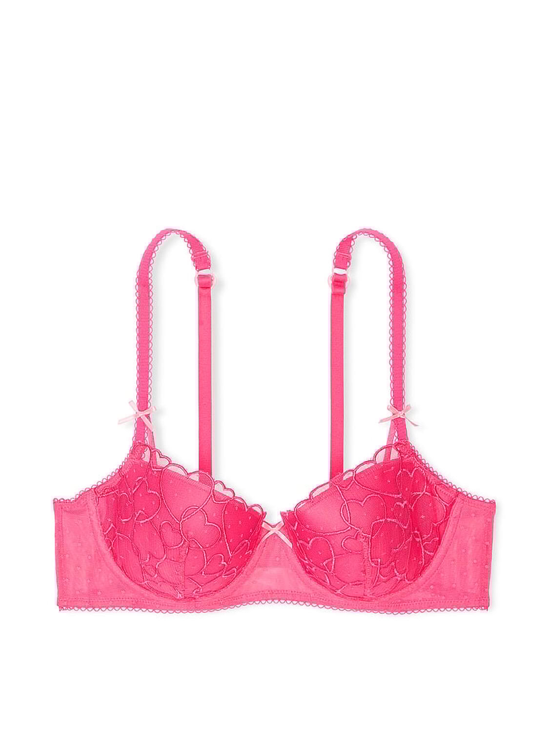 vs Pink Wink Lightly Lined Balconette Bra Double Bubble 1 of 2 