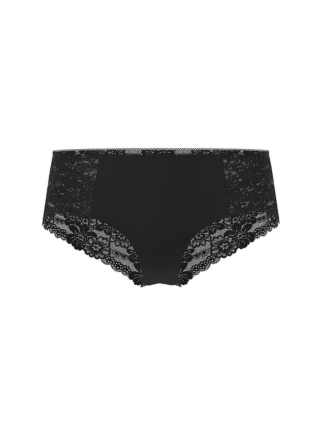vs Pink No-Show Cheeky Panty Black 3 of 3 