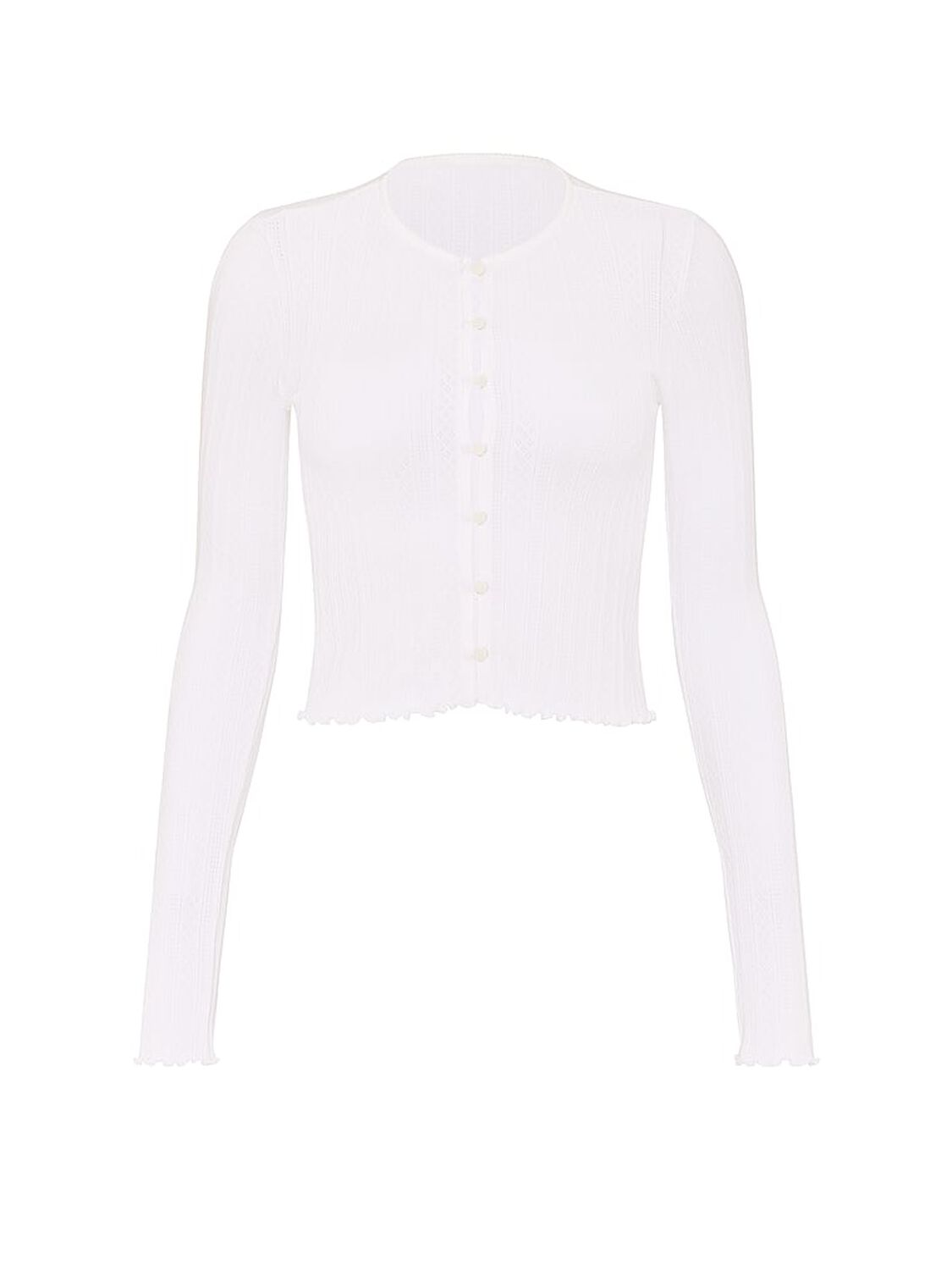 vs Pink AnyWear Cropped Cardigan White 3 of 3 