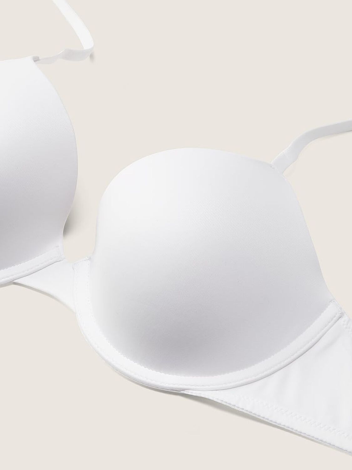 vs Pink Wear Everywhere Wear Everywhere Lightly Lined T-Shirt Bra Optic White 3 of 3 