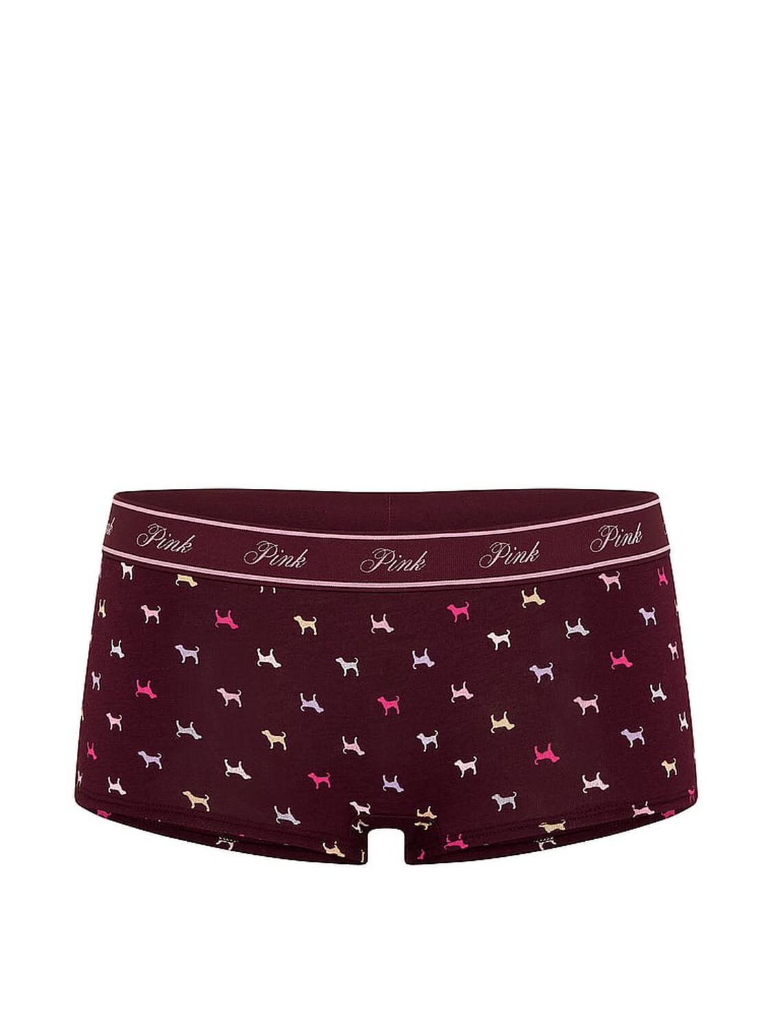 vs Pink Logo Cotton Shine Boyshort Panty 3 of 3 