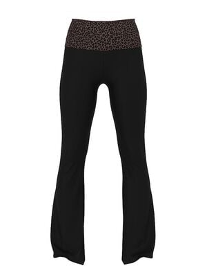 All-Day Cotton Foldover Flare Leggings