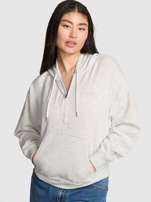 Ivy Fleece Campus Half-Zip Hoodie