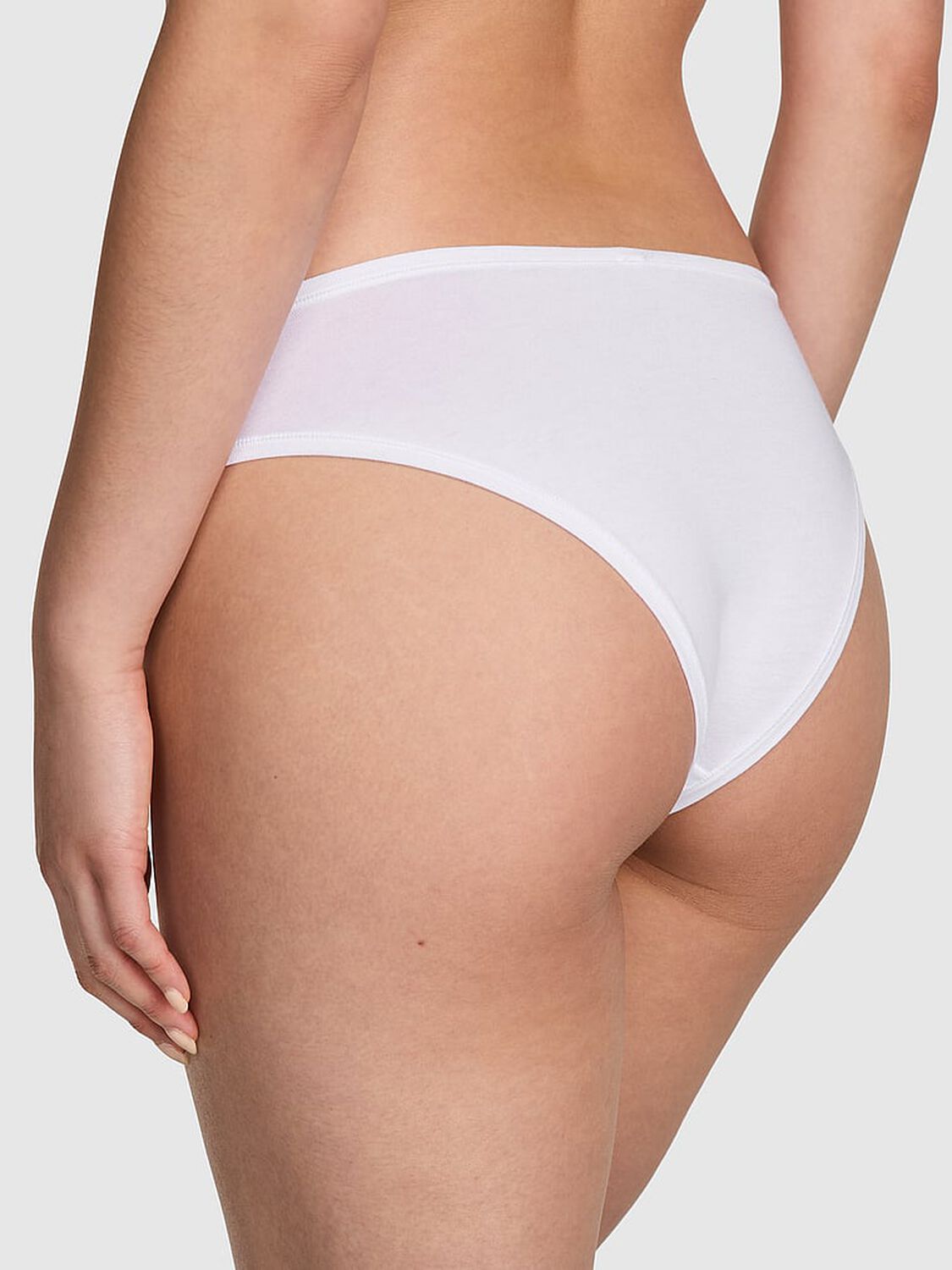 vs Pink Cotton Cheeky Panty Vs White 2 of 3 