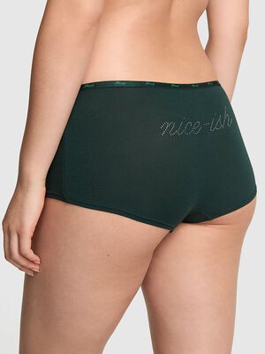 Logo Cotton Boyshort Panty