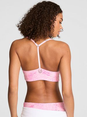 PINK Relay&trade; Ruched Plunge Sports Bra