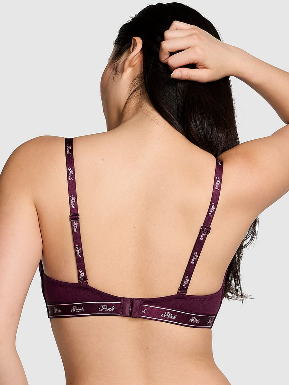 vs Pink Wear Everywhere Wear Everywhere Lightly Lined Wireless Bra Wild Rose 2 of 3 