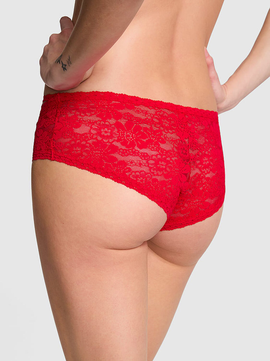 vs Pink Wink Strappy Cheeky Panty Red Pepper 2 of 4 