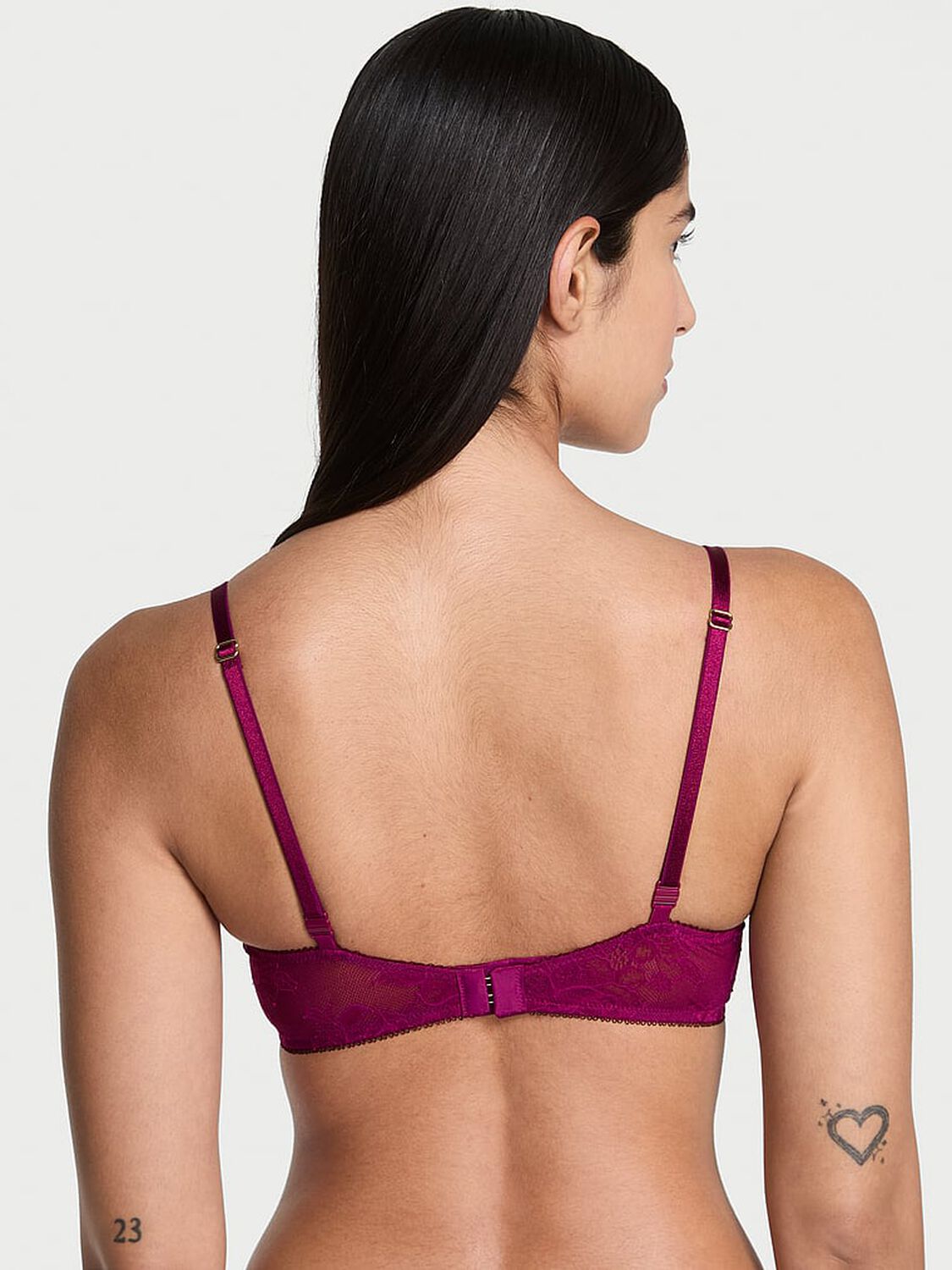 vs Very Sexy Bombshell Add-2-Cups Rose Lace Push-Up Bra Fresh Jam 2 of 3 