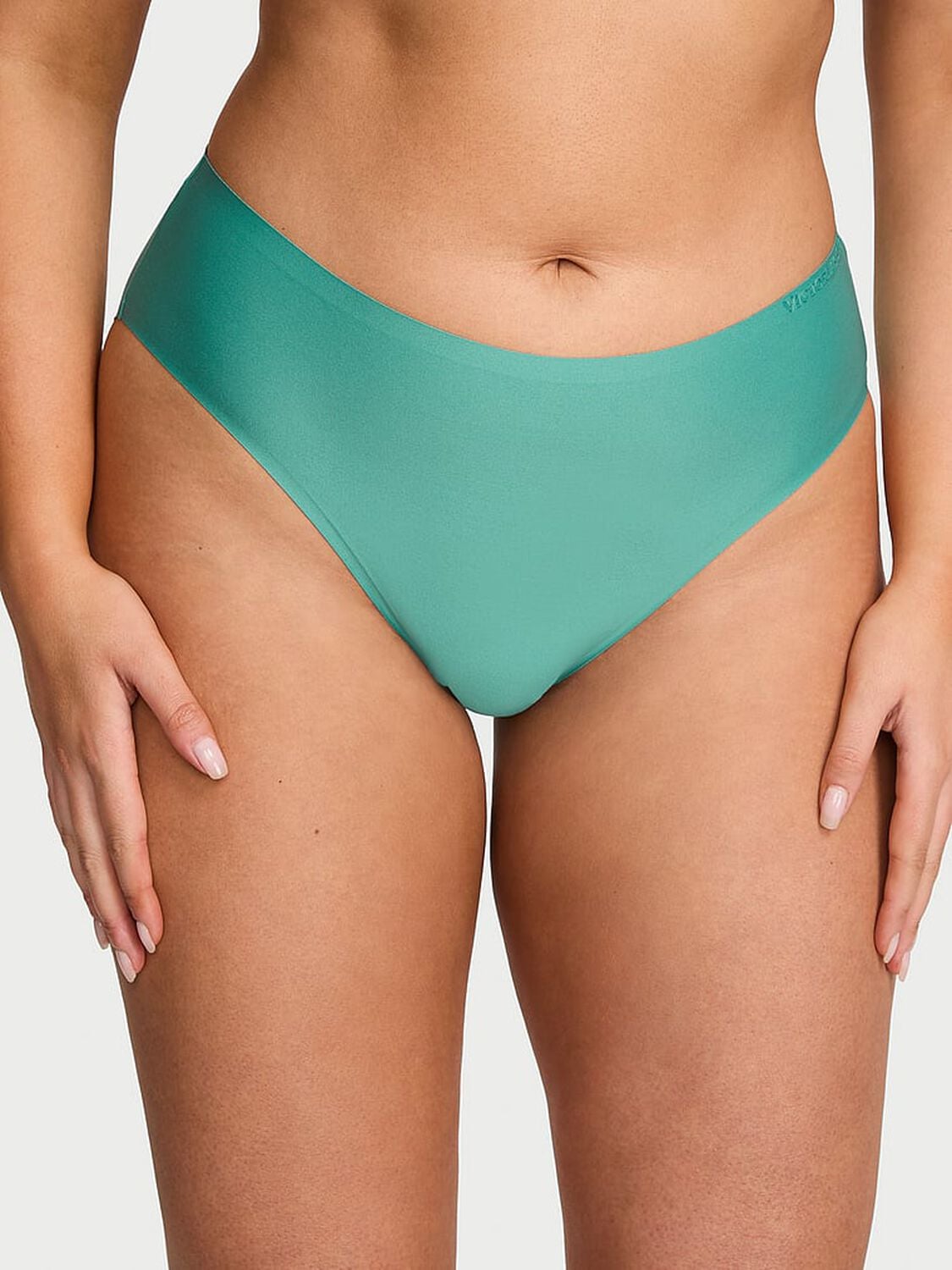 vs Body By Victoria Body by Victoria Flex Mid-Rise Bikini Panty Gentle Green 1 of 4 