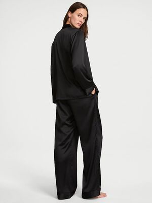Signature Satin Long Pajama Set