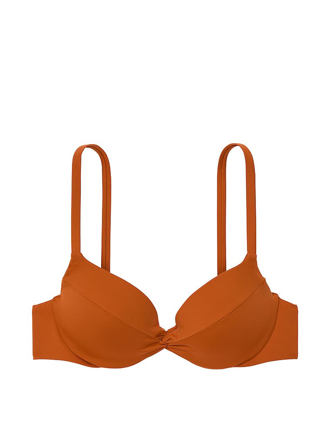 vs Victoria's Secret Swim Essential Twist Push-Up Bikini Top Apple Cinnamon 3 of 3 