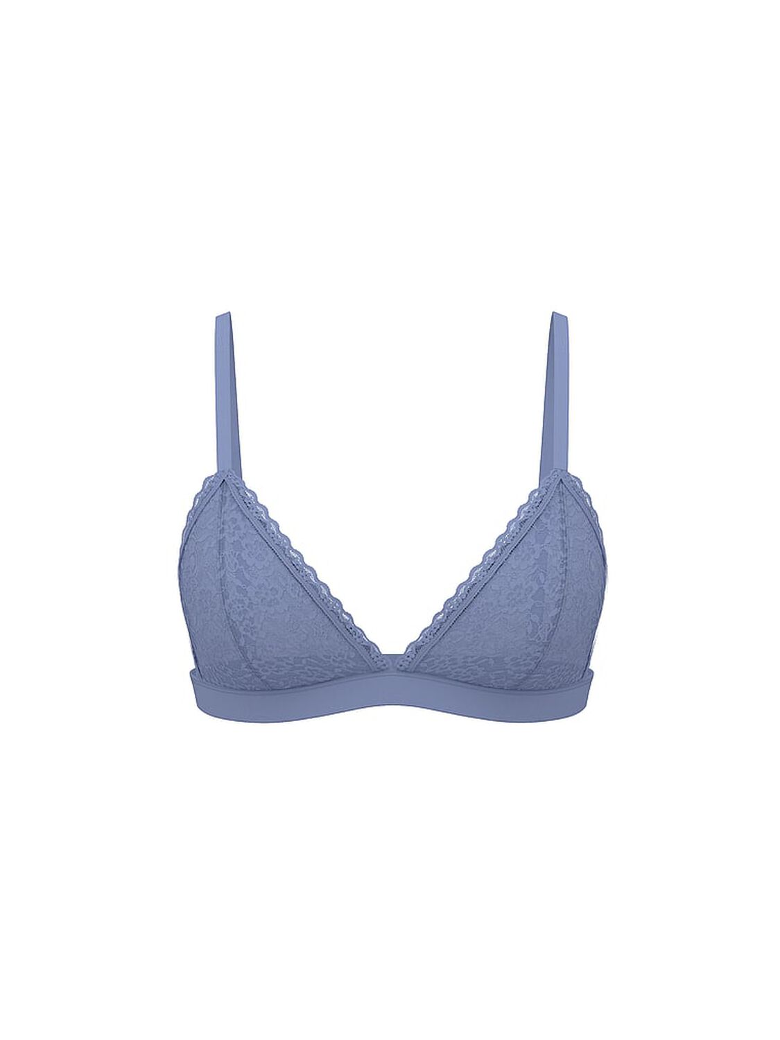 vs Victoria's Secret Lacie Unlined Triangle Bralette Light Lavender 3 of 3 
