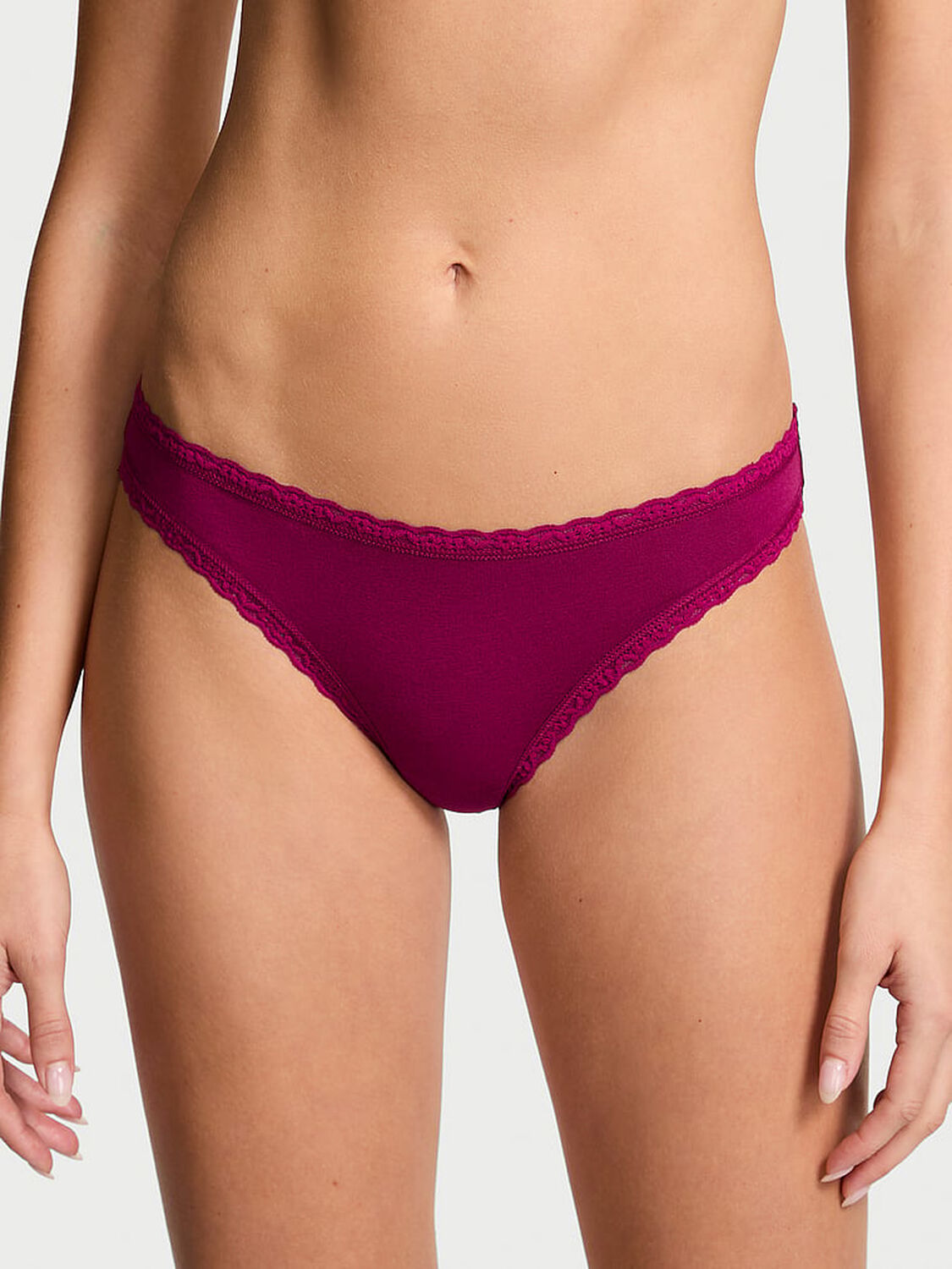 vs The Lacie Lace-Waist Bikini Panty Fresh Jam 3 of 3 