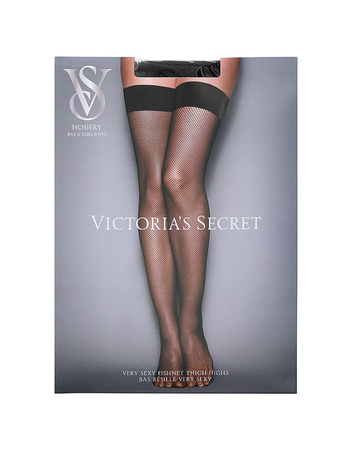 vs Very Sexy Fishnet Thigh Highs Black 3 of 4 