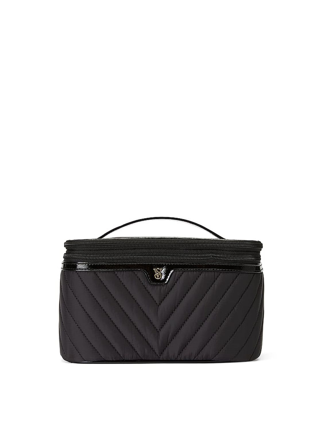 vs Victoria's Secret Express Train Case Black Vquilt 1 of 3 