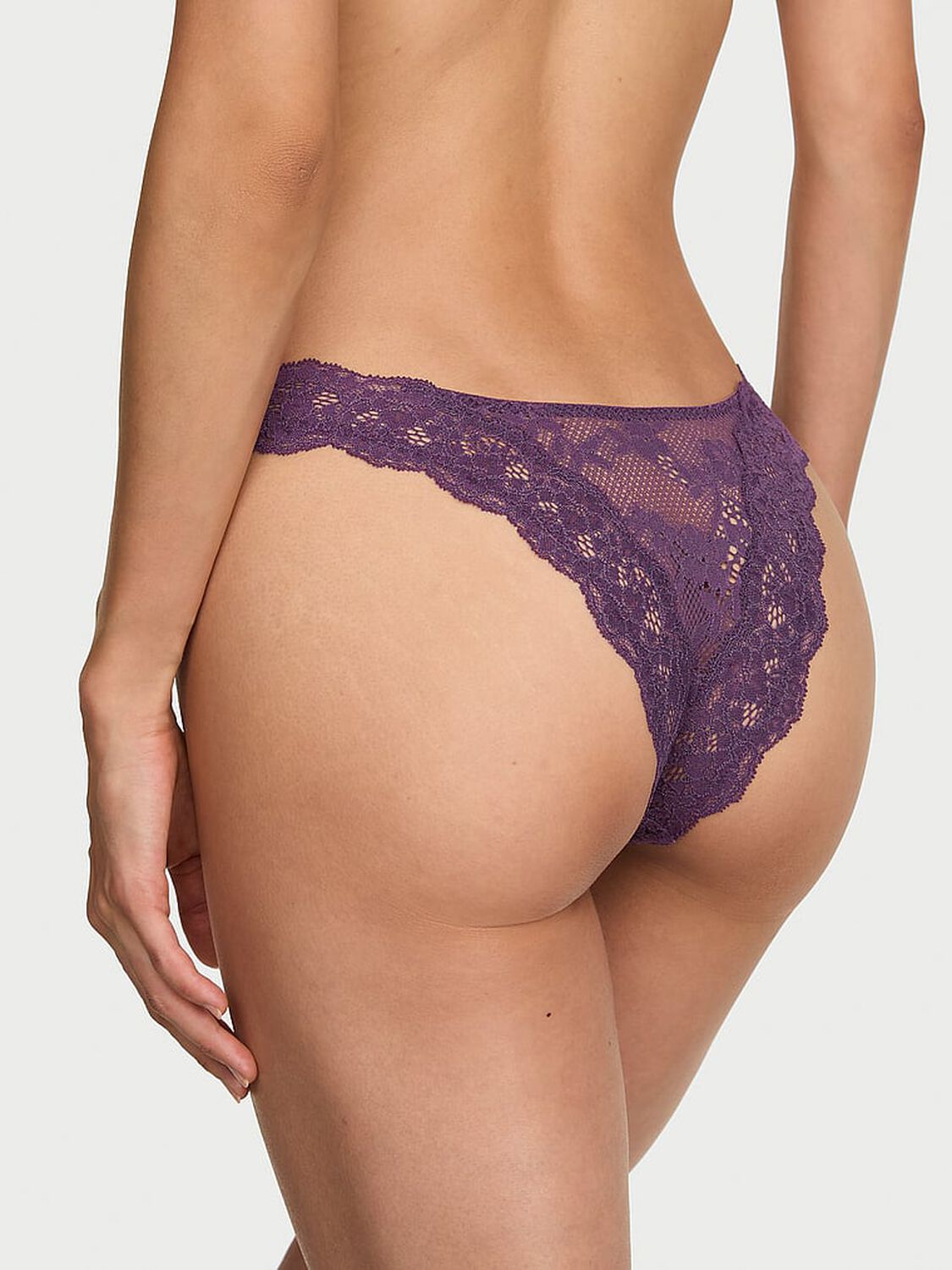 vs Dream Angels Lace Brazilian Panty 2 of 2 