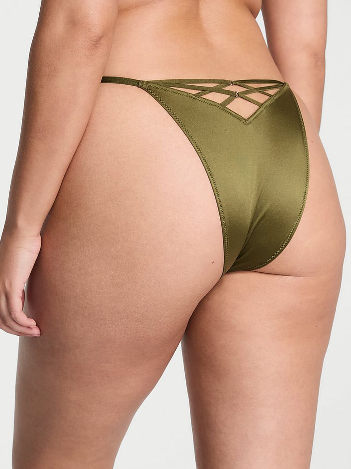 vs Very Sexy Smooth Adjustable Brazilian Panty Green Chameleon 2 of 3 