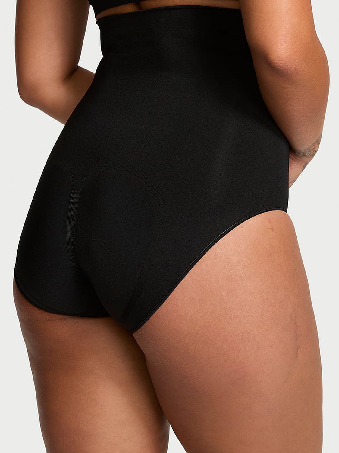 vs Victoria's Secret Shapewear by Victoria SeamlessShaping&trade; High-Waist Brief Panty Black 2 of 5 