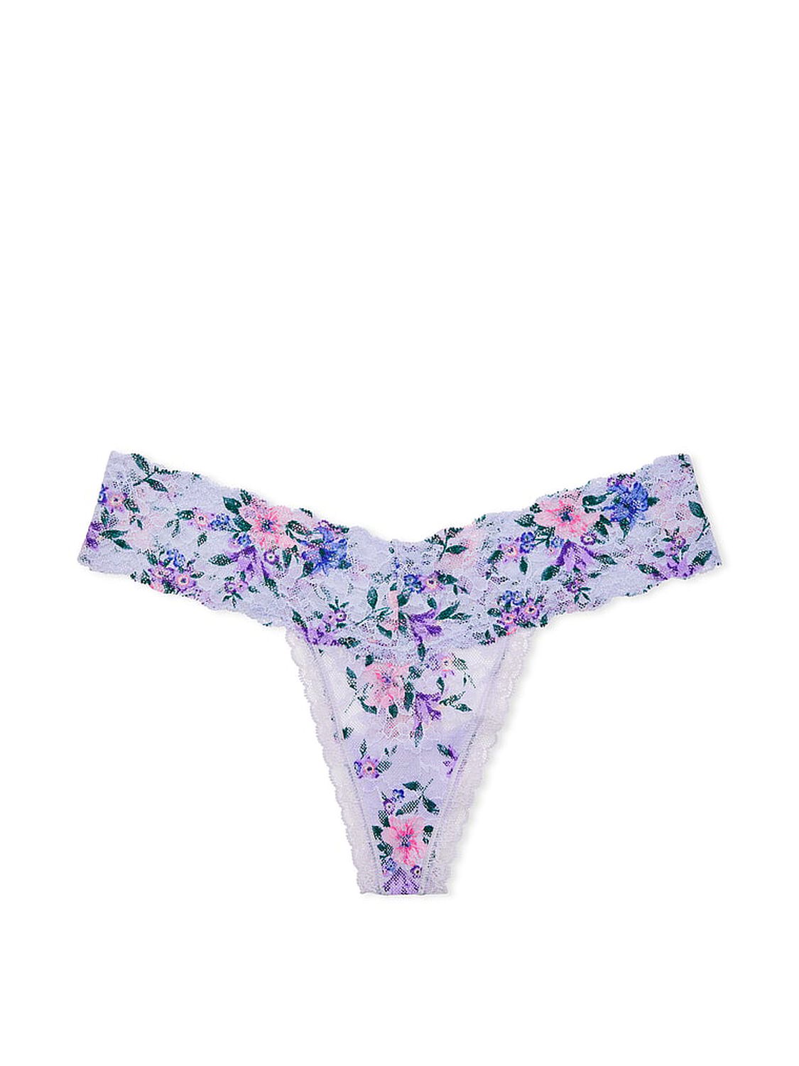 vs The Lacie Lace Thong Panty Lucky Lilac Lillies 3 of 3 
