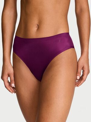 No-Show High-Shine Mid-Rise Bikini Panty