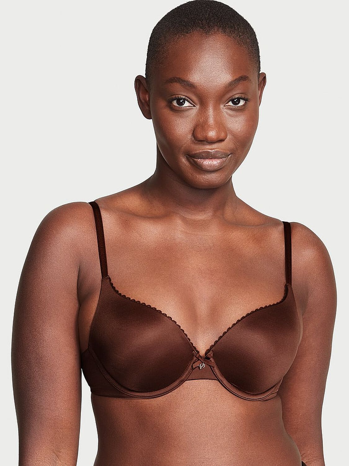 vs Body By Victoria Perfect Shape Push-Up Smooth Bra Ganache 1 of 3 