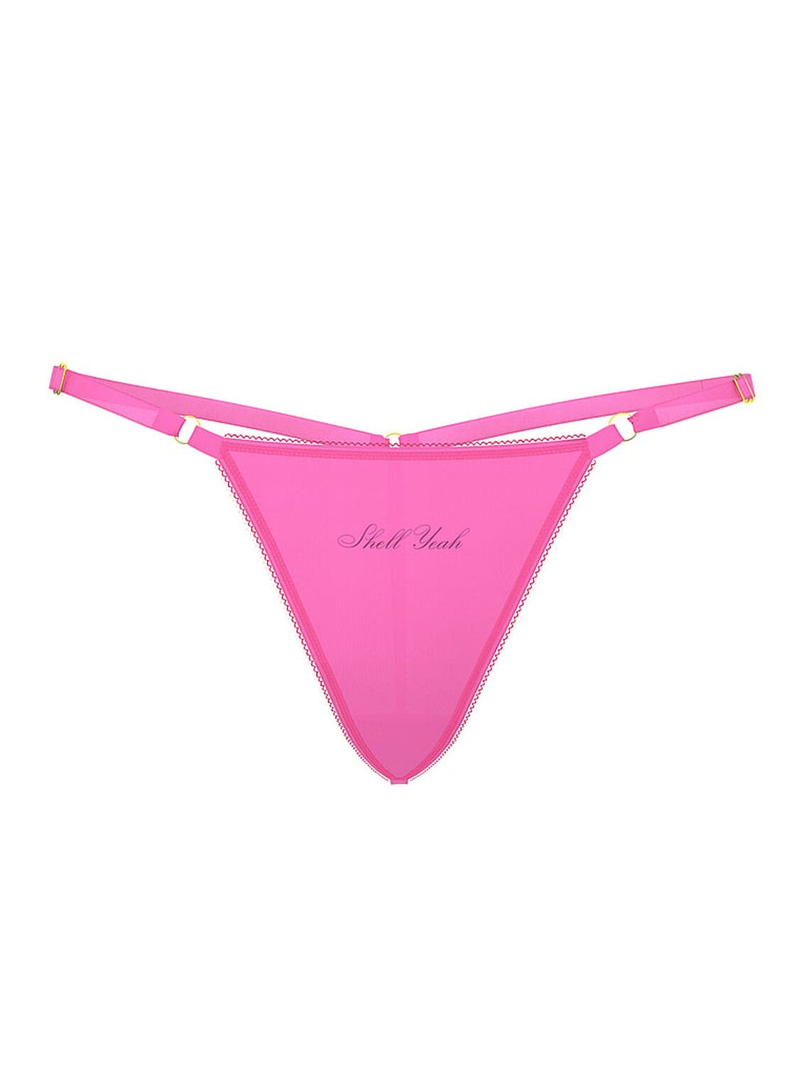 vs Very Sexy Smooth Charm V-String Panty Ultra Pink 3 of 3 